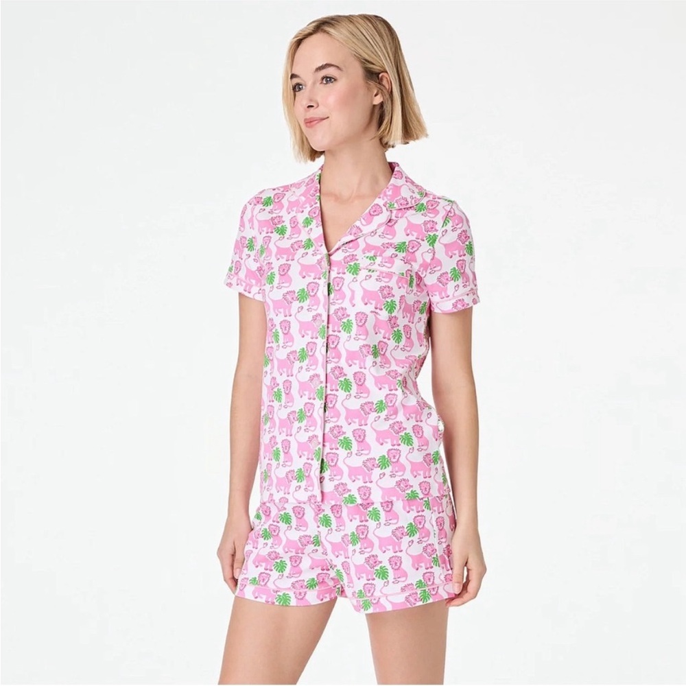 Roller Rabbit Leo the Lion Women's Pajama Top Size Small